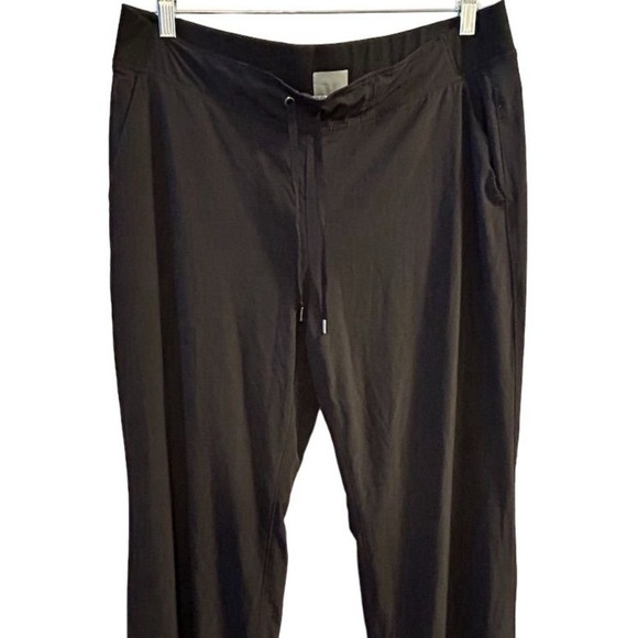 Athleta Women's Black Joggers Size 16 High-Waisted fully Lined Pants - Picture 4 of 16